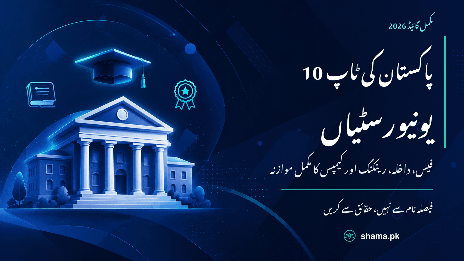 پاکستان کی دس بہترین یونیورسٹیاں